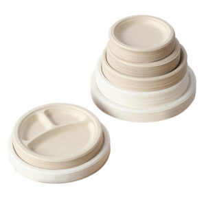 Bagasse Round Plates