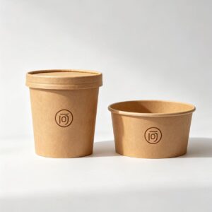Custom Kraft Paper Bucket & Bowl