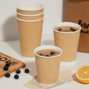 Ripple Corrugated Double Wall Paper Cups