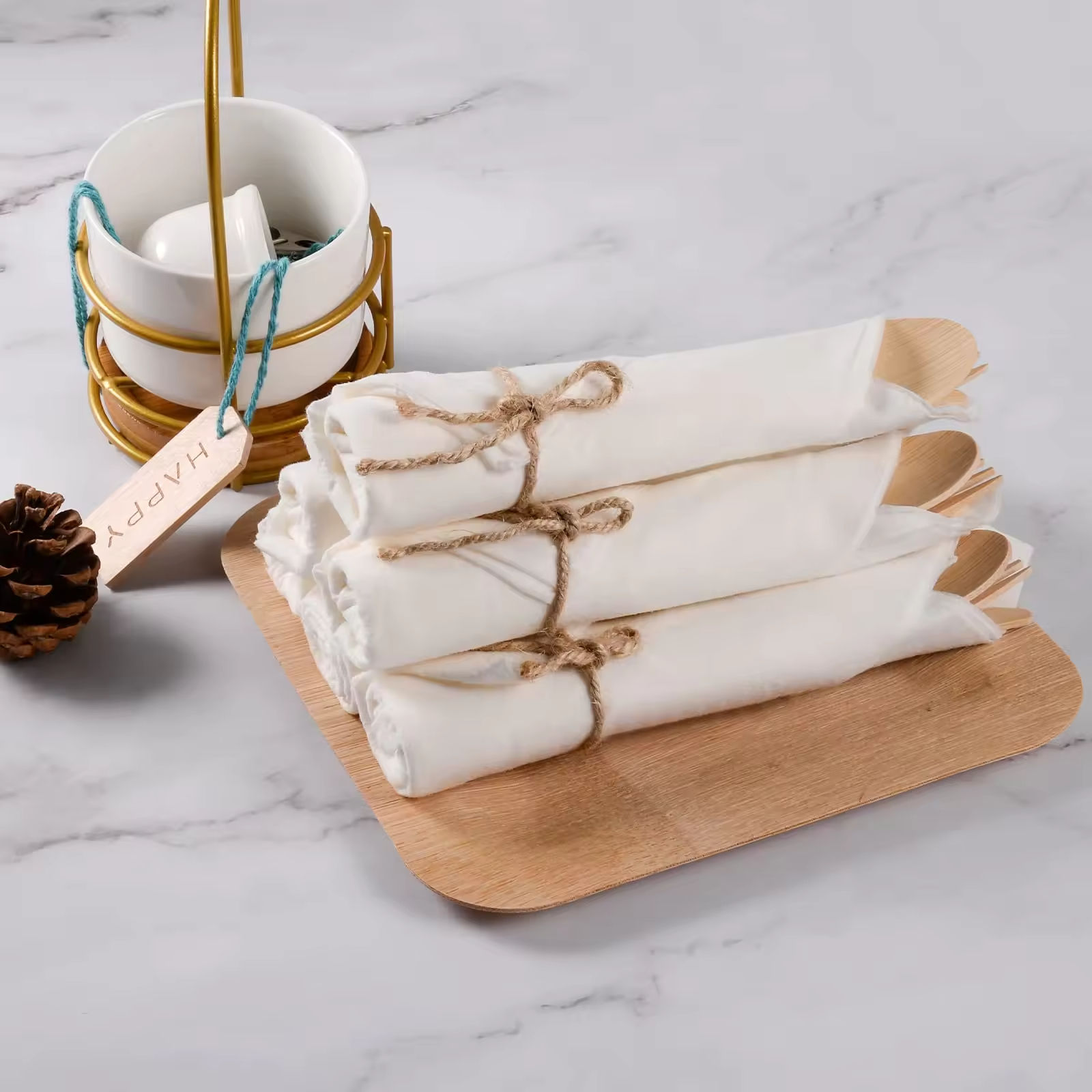 Disposable Bamboo Cutlery - Image 2