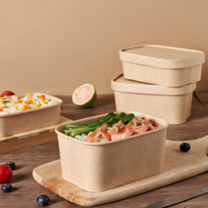 Rectangular Kraft Food Containers