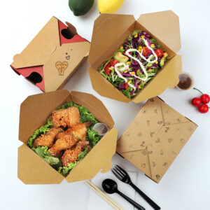 Kraft Paper Takeout Boxes