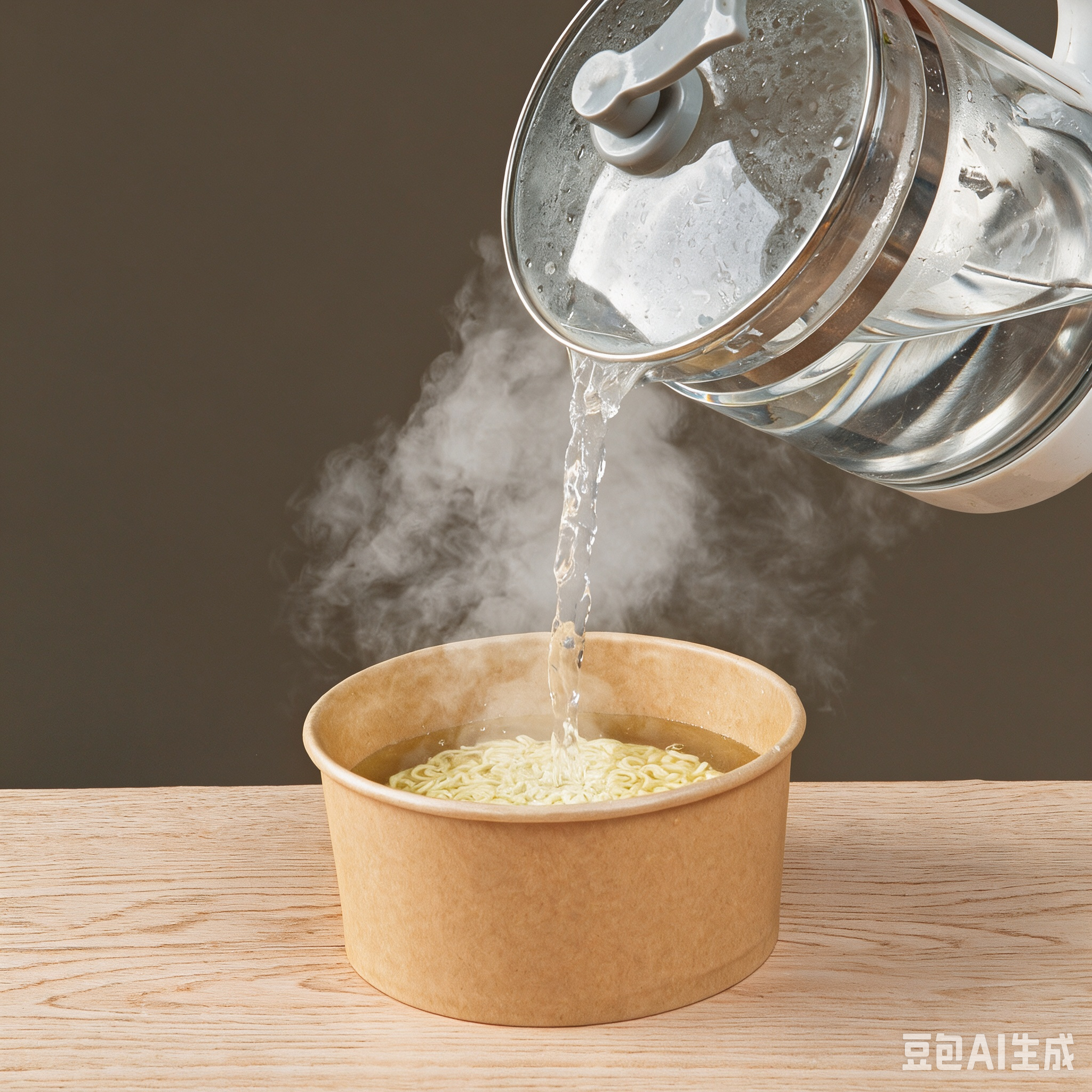 Round Kraft Paper Takeaway Bowls - Image 4