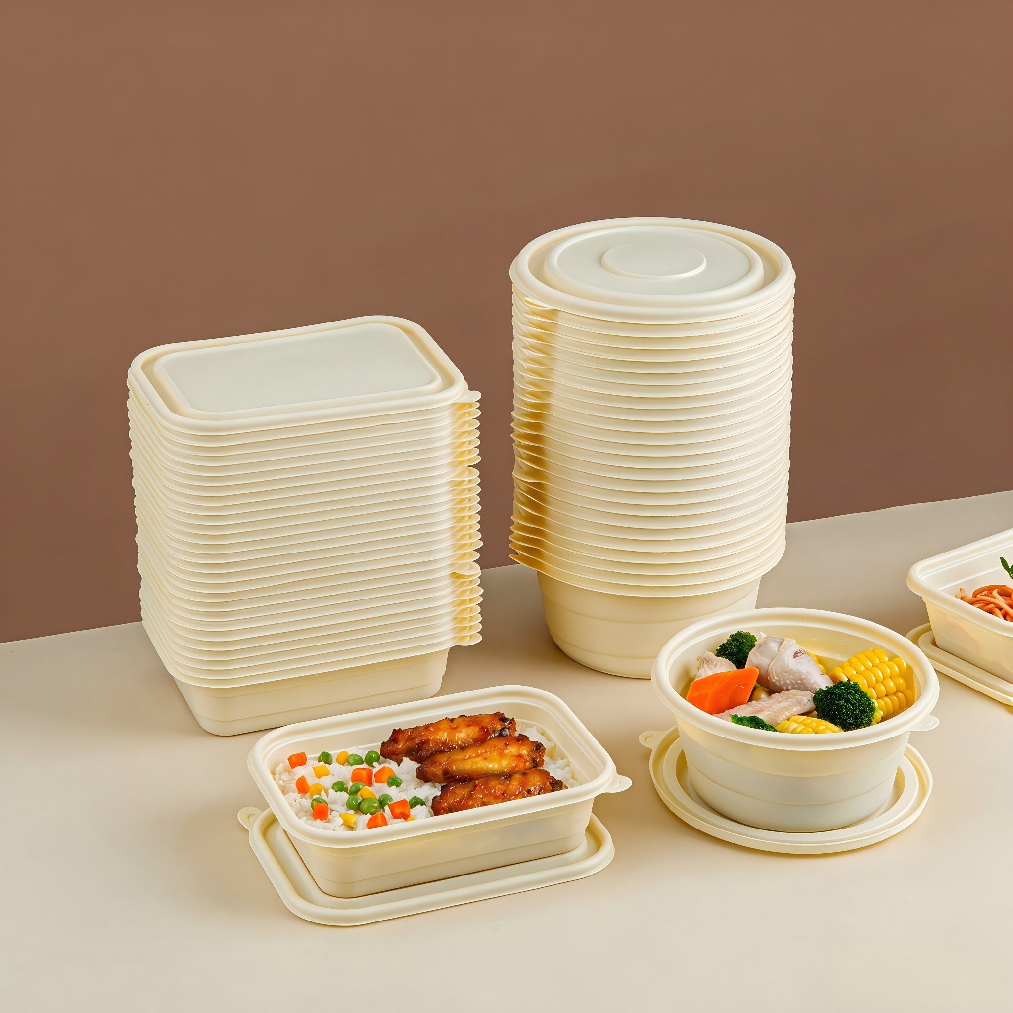 ompostable Corn Starch Takeaway Boxes - Image 5